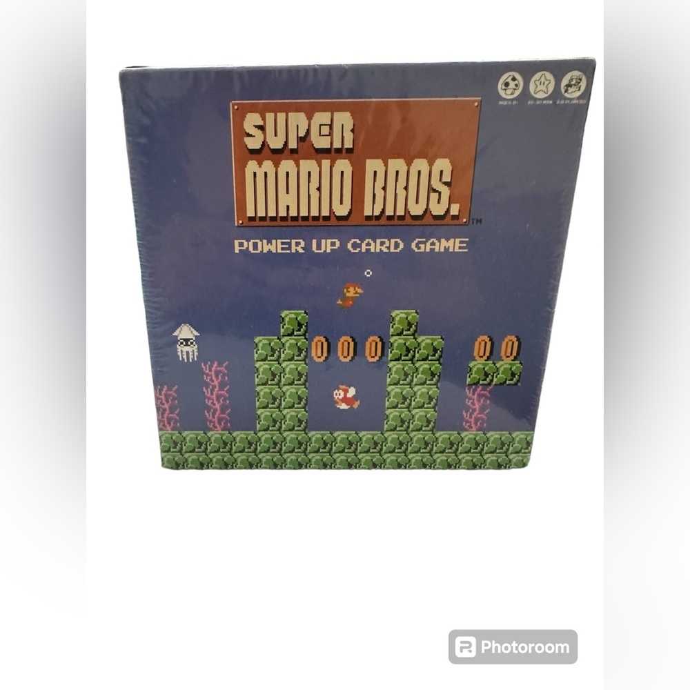 Nintendo Super Mario Bros Power Up Card Game